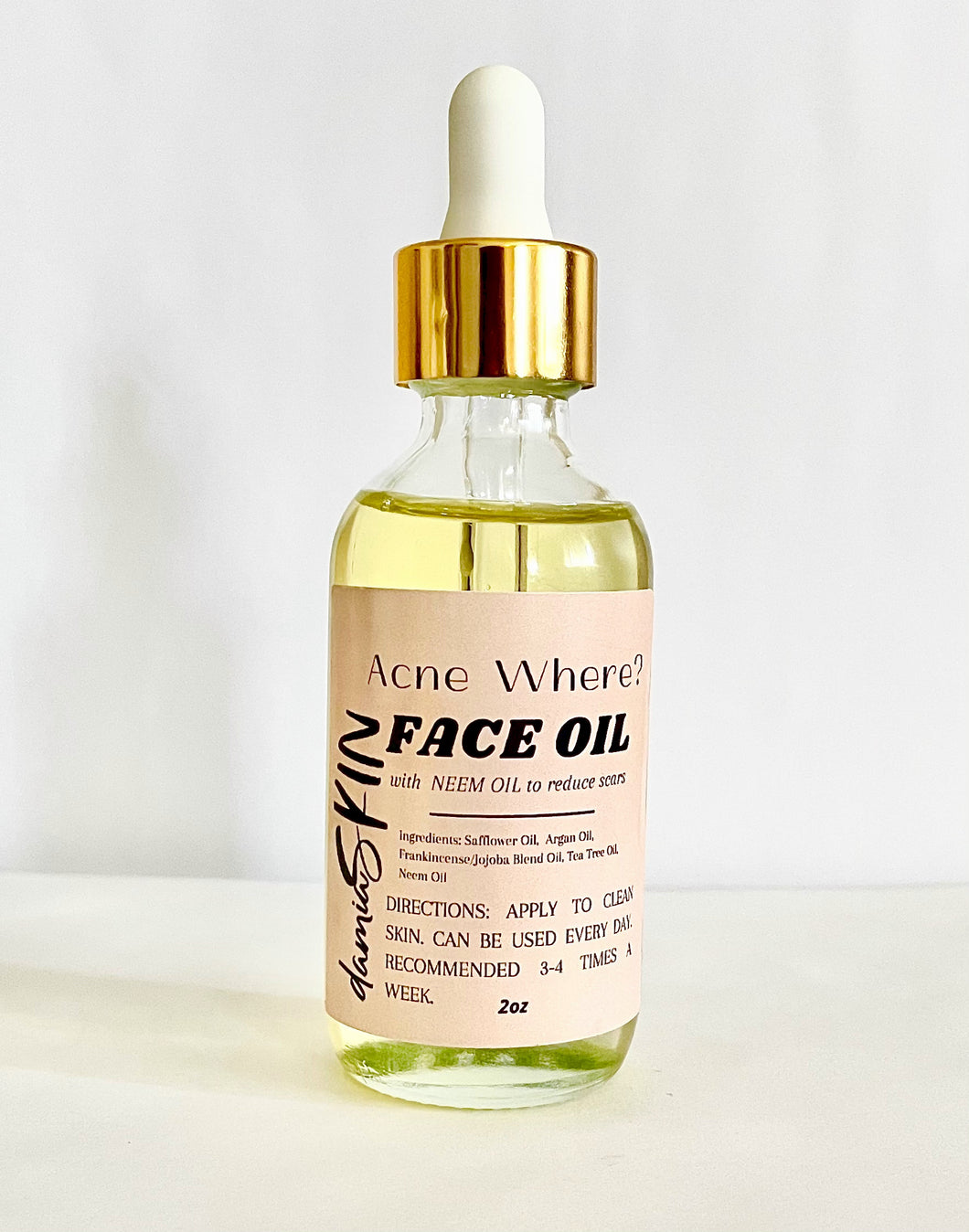 Acne, Where? Face Oil